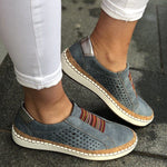 Women Vintage Slip-on Ladies Casual Breathable Sneaker Loafers