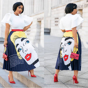 Women Spring Autumn Winter Dashiki Skirts